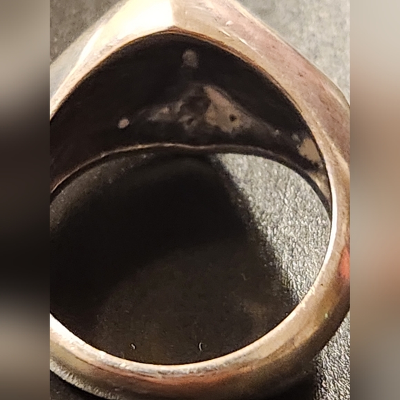 Vintage Sterling Silver Ring Size 7.5 9.9 grams - Picture 12 of 12